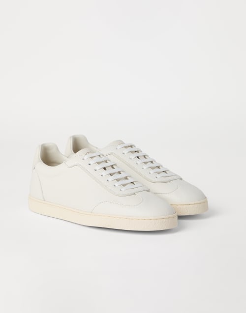 Sneakers aus Hirschleder Kreidefarben Herren - Brunello Cucinelli