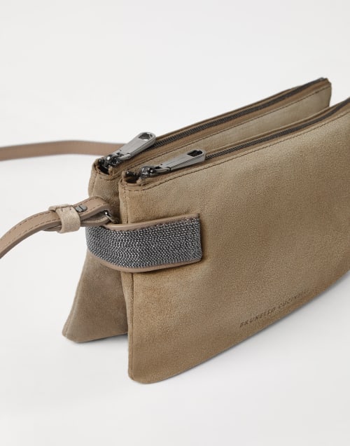 Bolso Shoulder Essence mini Beis Cálido Mujer - Brunello Cucinelli