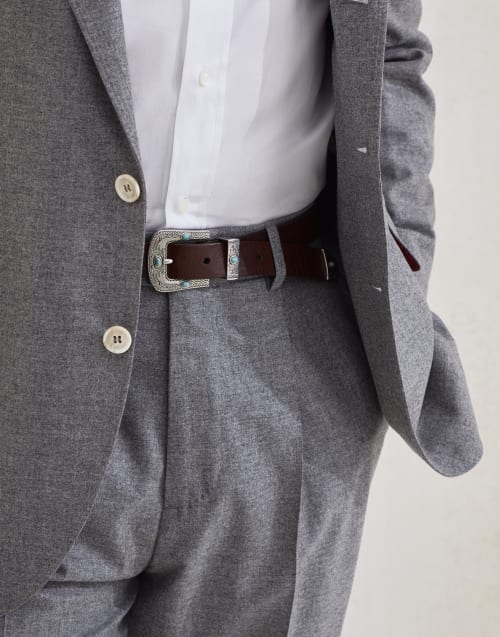 メンズレザーベルト | Brunello Cucinelli