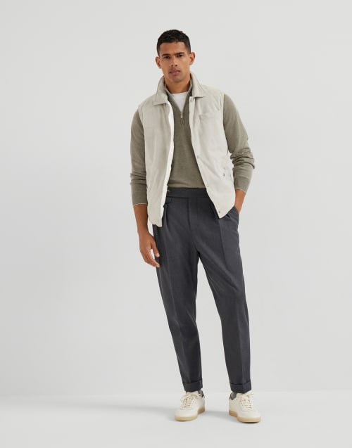 Cashmere sweater Olive Man - Brunello Cucinelli