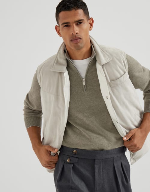 Cashmere sweater Olive Man - Brunello Cucinelli