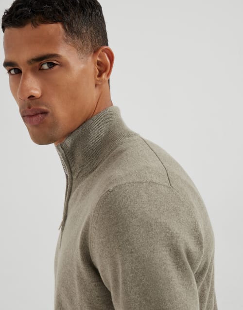 Cashmere sweater Olive Man - Brunello Cucinelli