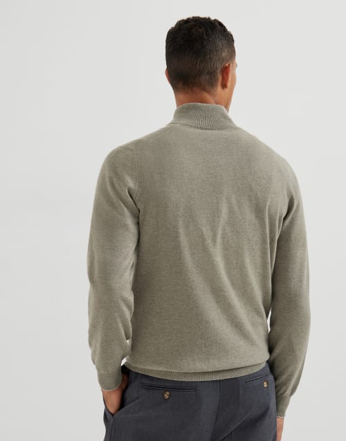 Cashmere sweater Olive Man - Brunello Cucinelli