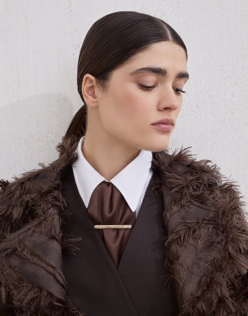 Anstecknadel aus 925-Sterlingsilber Hellgold Damen - Brunello Cucinelli