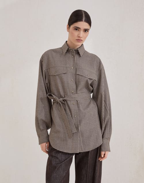 レディース シルク＆コットンシャツ | Brunello Cucinelli