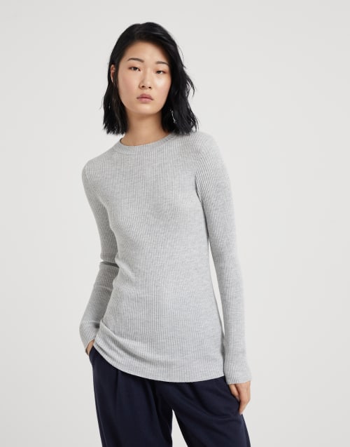 ジャケット BRUNELLO CUCINELLI Women Outer MH5612033 455 WHITE Coats, overcoats, leather jackets and lightweight down