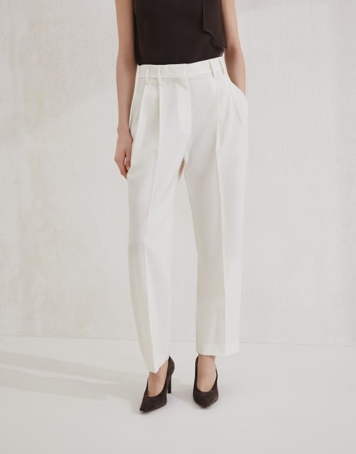 Pantalón Slouchy Panamá Mujer - Brunello Cucinelli