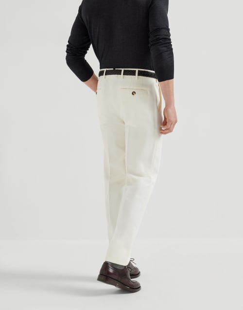 Gabardine trousers Panama Man - Brunello Cucinelli