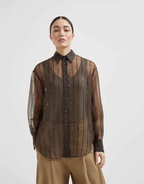 Women's shirts in silk and cotton | Brunello Cucinelli