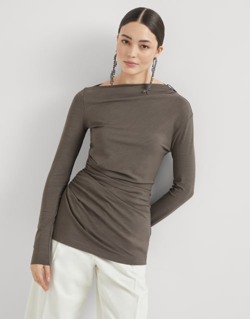 Women's tops, t-shirts and polos | Brunello Cucinelli Women's tops, t-shirts and polos | Brunello Cucinelli