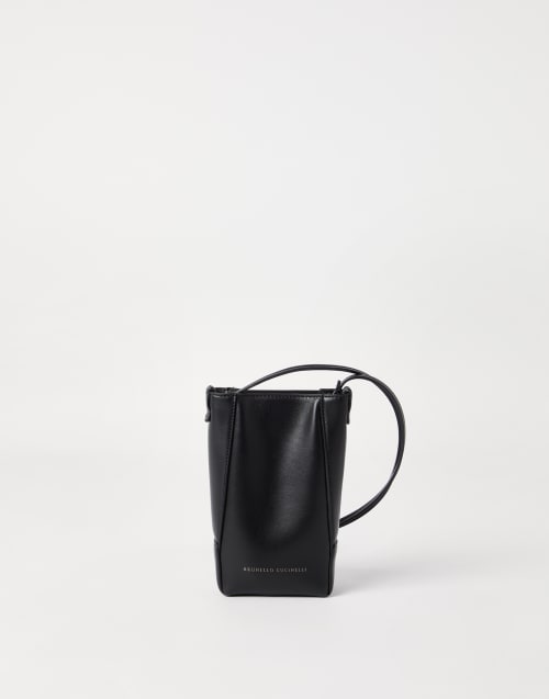 BC Duo phone holder Black Woman - Brunello Cucinelli