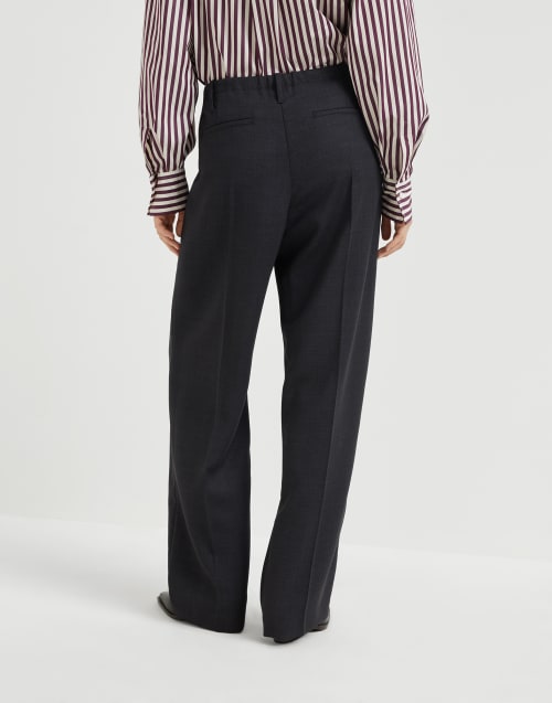 Pantalon de survêtement couture Lignite Femme - Brunello Cucinelli