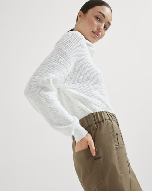 Pantalone Baggy Marrone Donna - Brunello Cucinelli