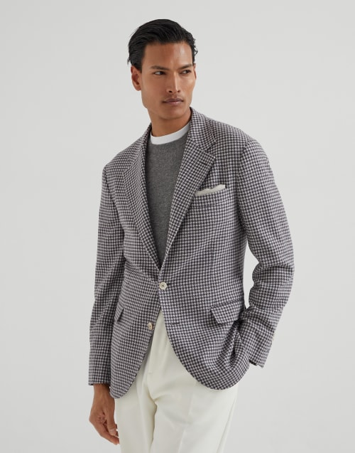 人気【Brunello Cucinelli】リネンブレザー ジャケット BRUNELLO CUCINELLI リネン ダブルブレスト スーツジャケット