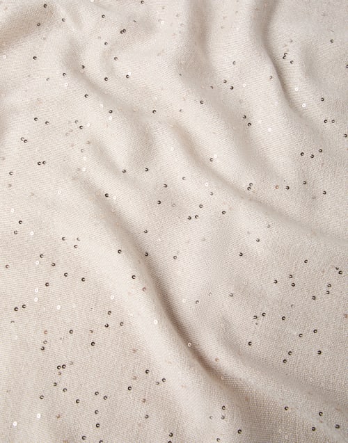 Шарф из кашемира и шелка Diamante Овсяный Женщина - Brunello Cucinelli