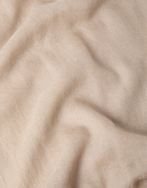 Cashmere and silk scarf Beige Woman - Brunello Cucinelli
