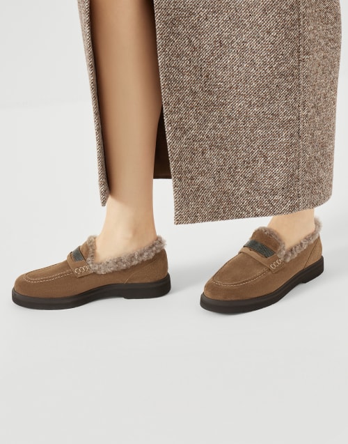 Penny loafers Light Brown Woman - Brunello Cucinelli