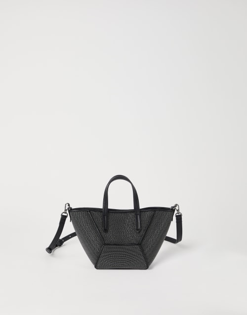 Borsa BC Duo mini Precious Nero Donna - Brunello Cucinelli