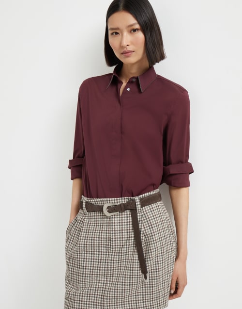 【美品】✨ BRUNELLO CUCINELLI モニーレシャツ　Lサイズ Brunello Cucinelli Linen shirt Easy Fit | LODENFREY