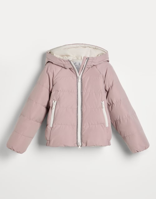 BRUNELLO CUCINELLIキッズ　 オレンジブルゾン１０Ｙ Boy's outerwear: luxurious coats and jackets | Brunello