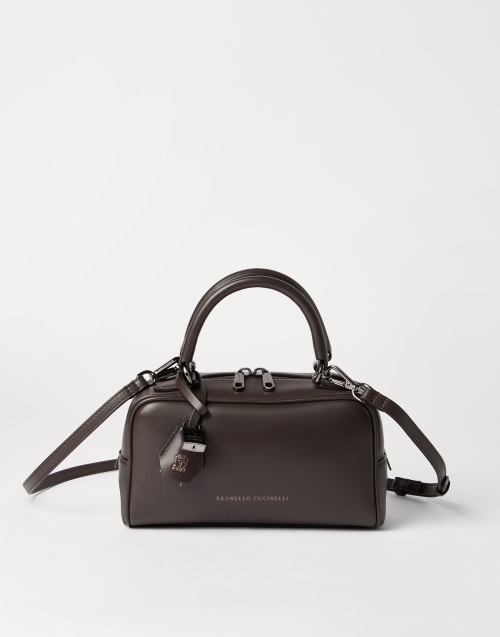 Nappa Boston Explorer bag Rust Brown Woman - Brunello Cucinelli