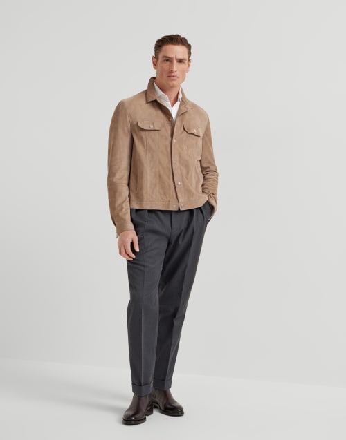 Hemd in Basic Fit Weiß Herren - Brunello Cucinelli