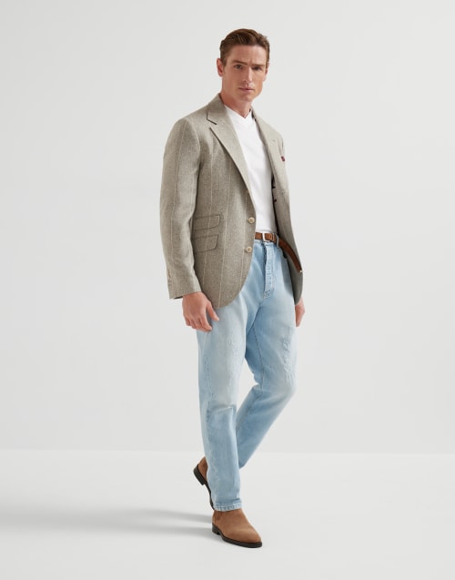 T-shirt in jersey Bianco Uomo - Brunello Cucinelli