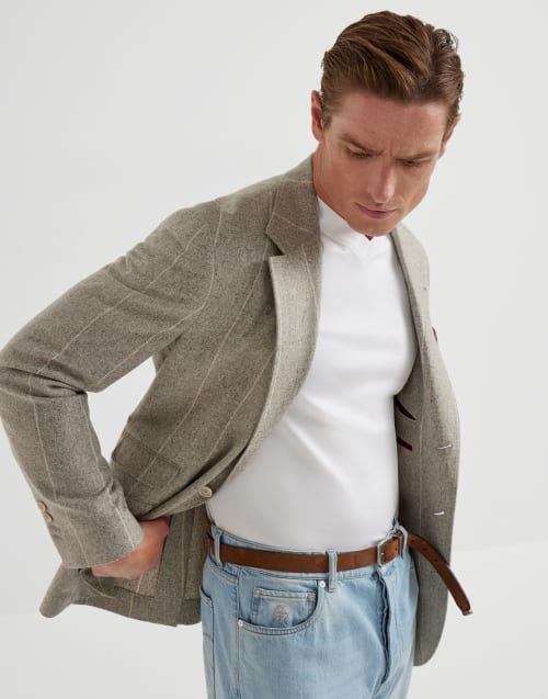 T-shirt in jersey Bianco Uomo - Brunello Cucinelli