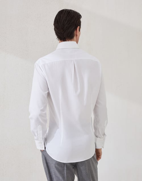 Twill shirt White Man - Brunello Cucinelli