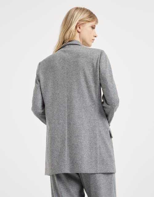 Chaqueta deconstruida Gris Mujer - Brunello Cucinelli