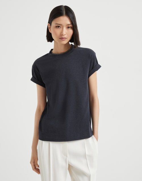 ブルネロクチネリ　半袖　トップス レディーストップ、Tシャツ、ポロシャツ | Brunello Cucinelli