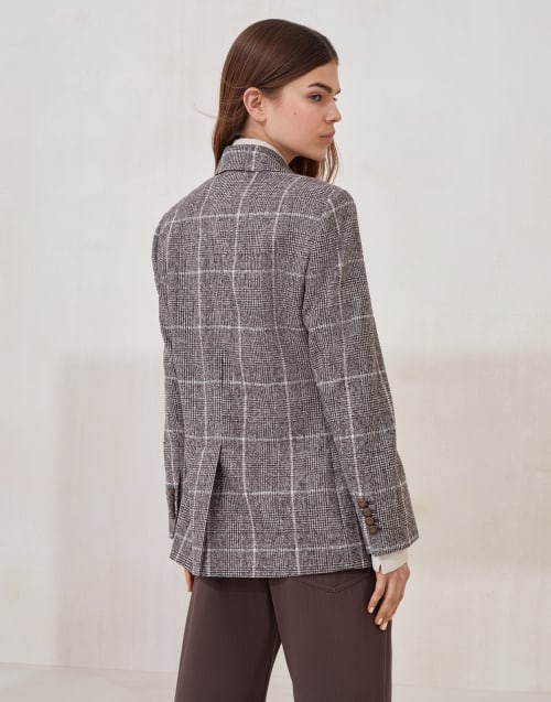 Prince of Wales blazer Multicoloured Woman - Brunello Cucinelli