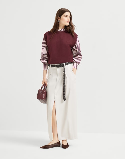 Cashmere sweater Amaranth Woman - Brunello Cucinelli