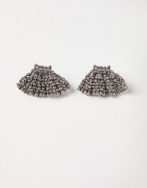 Sterling Silver earrings Silver Woman - Brunello Cucinelli