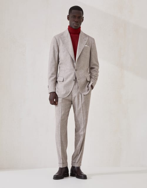 Prince of wales suit Bark Man - Brunello Cucinelli