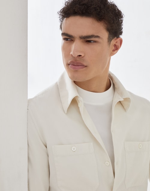 Shirt with chest pockets Panama Man - Brunello Cucinelli
