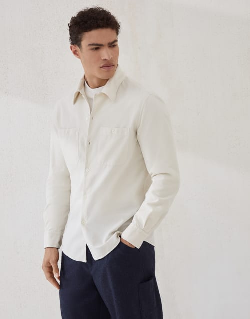 Shirt with chest pockets Panama Man - Brunello Cucinelli