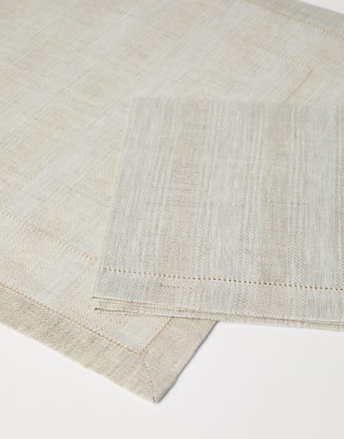 BRUNELLO CUCINELLI テーブルクロス＆ナフキン BRUNELLO CUCINELLI テーブルクロス＆ナフキン BRUNELLO CUCINELLI