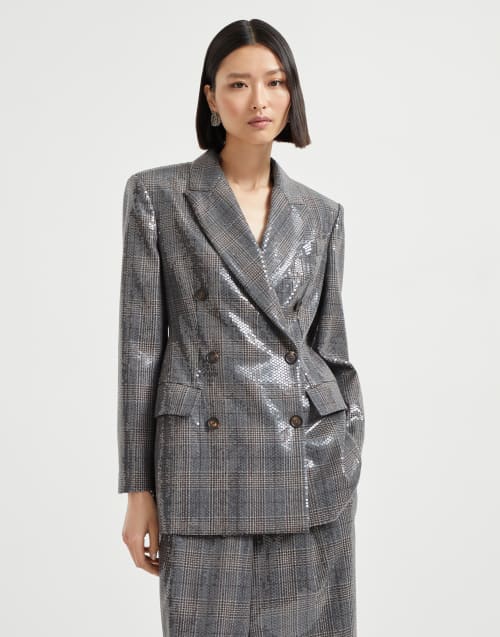 アウターその他 BRUNELLO CUCINELLI Woman Blazer Grey MD5817217 C5099 Women's blazers and vests | Brunello Cucinelli
