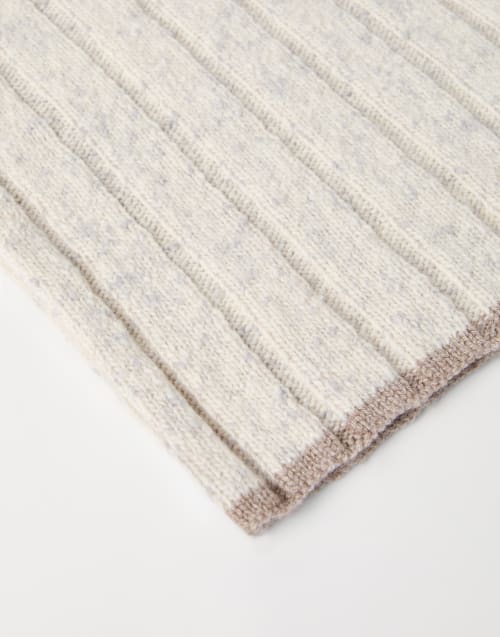 Bufanda de punto de cachemir Perla Hombre - Brunello Cucinelli