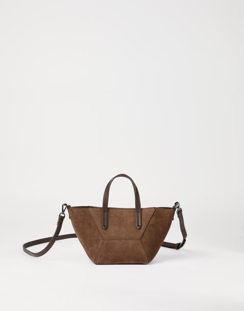 BRUNELLO CUCINELLI ♪ BC Duo スモール バケットバッグ Brunello Cucinelli BC Duo バケットバッグ S | ブラウン