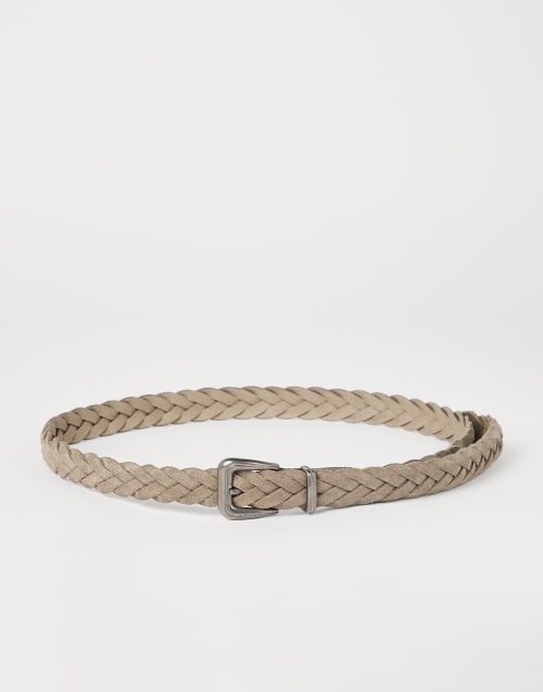 BRUNELO CUCINELLI ブルネロクチネリ リボン ベルト ベージュ レディースレザーベルト | Brunello Cucinelli