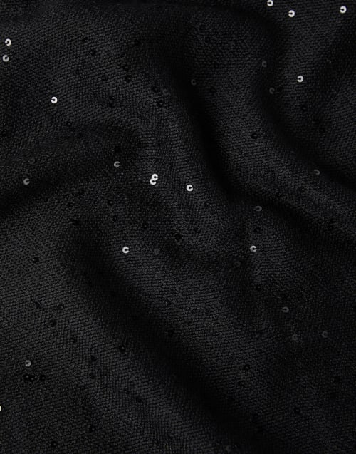 Cashmere and silk Diamond yarn scarf Black Woman - Brunello Cucinelli