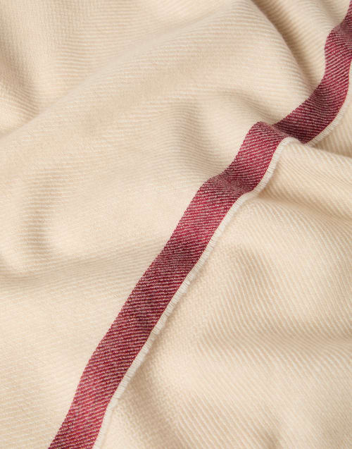 Schal aus Kaschmir Hellbeige Herren - Brunello Cucinelli