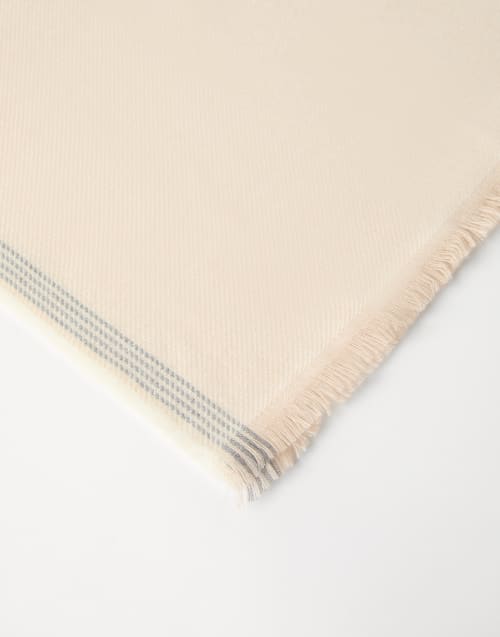 Schal aus Kaschmir Hellbeige Herren - Brunello Cucinelli