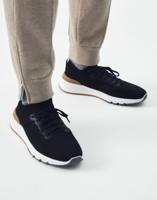 Knit runners Black Man - Brunello Cucinelli