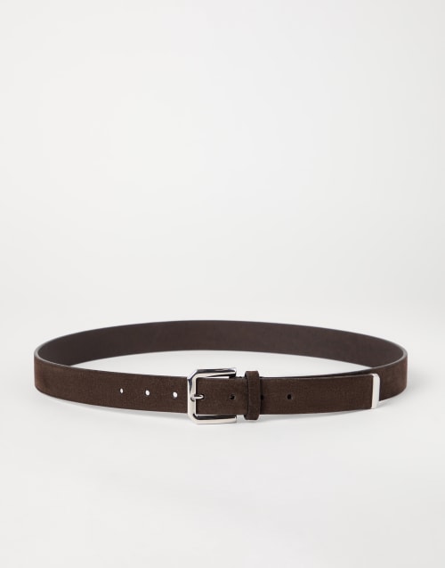 Leather belt Rust Brown Man - Brunello Cucinelli