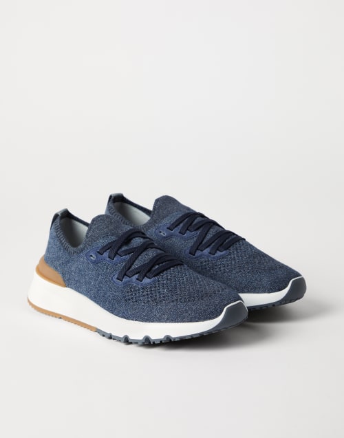 スニーカー Brunello Cucinelli DEER SNEAKERS Brunello Cucinelli Men's Basket Deerskin Leather Low-Top