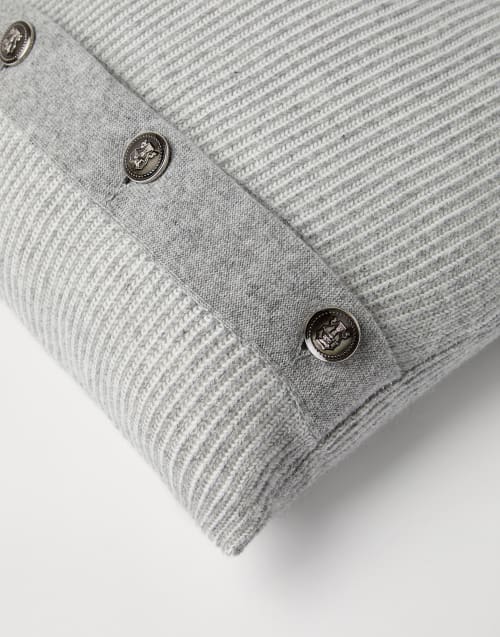 BRUNELLO CUCINELLI カシミヤ 巾着袋 グレー 巾着袋 グレー