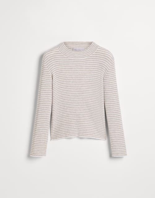 BRUNELLO CUCINELLI ホワイトカーディガン 綿・麻オールシーズン ブルネロクチネリカーディガン